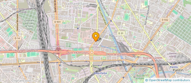 localisation de l'entreprise SOC CONSTRUCT IMMOBIL BECASSE REPUBLIQUE  AUBERVILLIERS