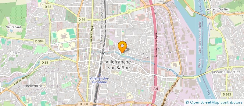 localisation de l'entreprise SOC CONSTRUCT VEHICULES INDUST SPECIAUX à VILLEFRANCHE-SUR-SAONE