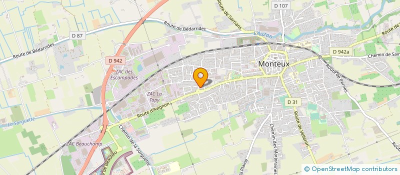 localisation de l'entreprise SOC CONSTRUCTEURS REUNIS à MONTEUX