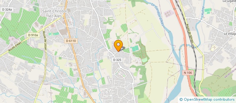 localisation de l'entreprise SOC CONSTRUCTION ARTISANAT MACONNERIE  SAINT-CHRISTOL-LEZ-ALES