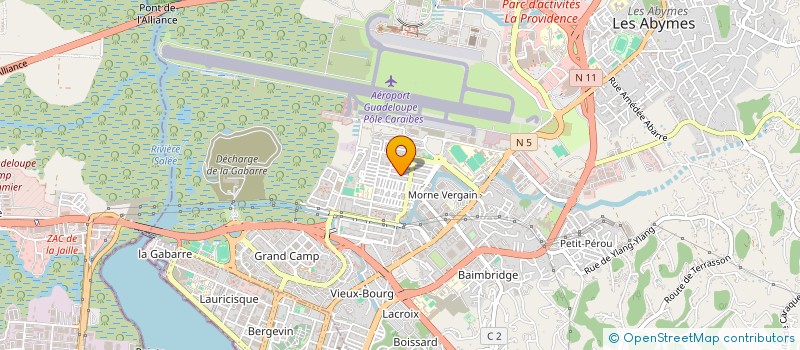 localisation de l'entreprise SOC CONSTRUCTION BOURGEOIS ET BOURGEOIS à LES ABYMES