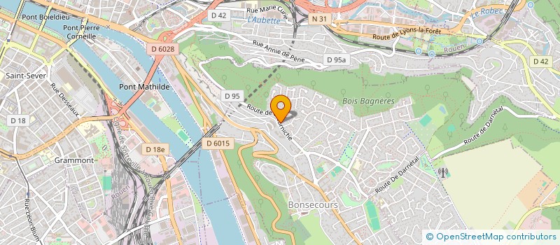 localisation de l'entreprise SOC CONSTRUCTION ENTREPRISE NORMANDE  BONSECOURS