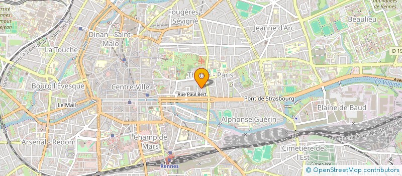 localisation de l'entreprise SOC CONSTRUCTION IMMOBILIERE PRIVEE  RENNES