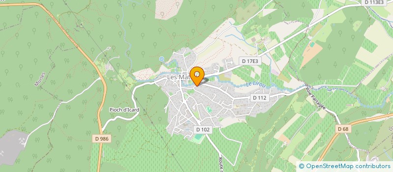 localisation de l'entreprise SOC CONSTRUCTION MATELLOISE  LES MATELLES