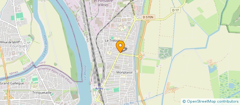 localisation de l'entreprise SOC CONSTRUCTION PEINTURE BATIMENT  ARLES