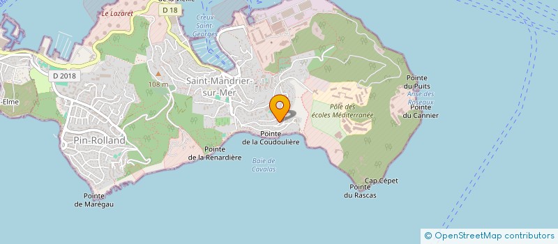 localisation de l'entreprise SOC CONSTRUCTION RENOVATION MANDREENE à SAINT MANDRIER SUR MER