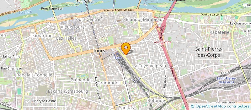 localisation de l'entreprise SOC CONSTRUCTION RENOVATIONS IMMOBILIERE  TOURS