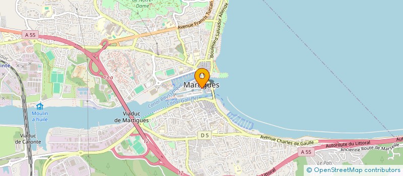 localisation de l'entreprise SOC CONSTRUCTION RIVES ETANG DE BERRE  MARTIGUES