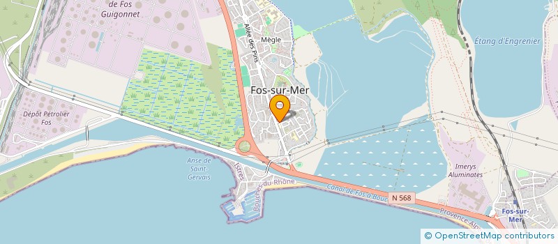 localisation de l'entreprise SOC CONTACT à FOS-SUR-MER