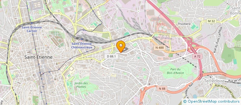 localisation de l'entreprise SOC COOP AGRI APICULTEURS LOIRE  SAINT-ETIENNE