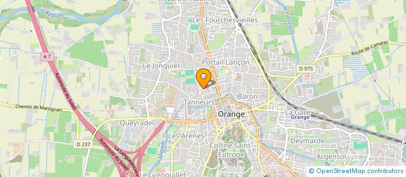 localisation de l'entreprise SOC COOP AGRI DOMAINES BERNARD à ORANGE