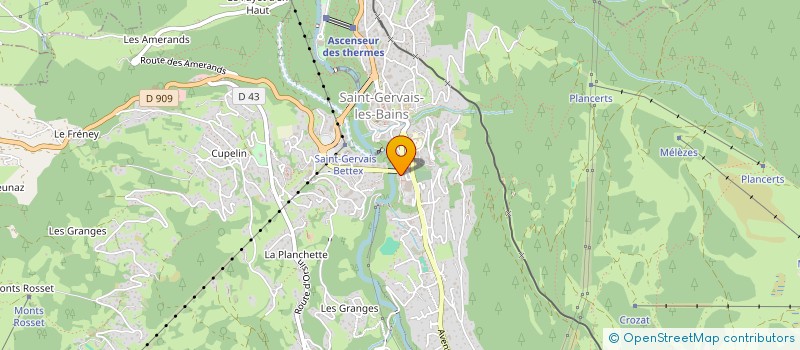 localisation de l'entreprise SOC COOP AGRIC LAITIERE PAYS MONT BLANC  DOMANCY