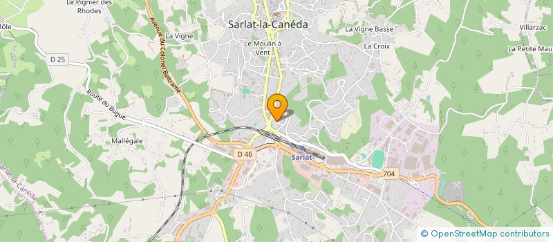 localisation de l'entreprise SOC COOP AGRIC SARLAT PERIGORD FOIE GRAS à SARLAT-LA-CANEDA