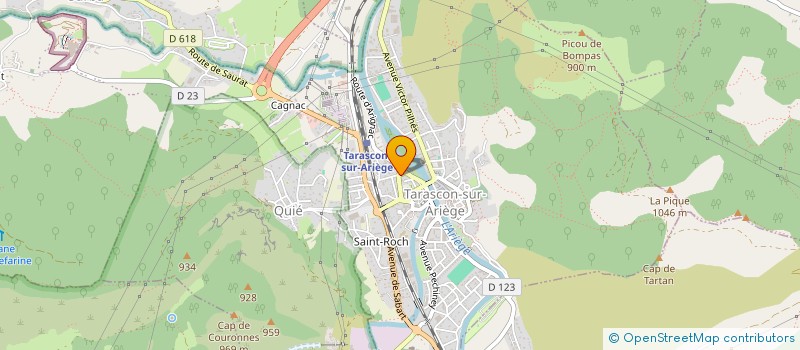 localisation de l'entreprise SOC COOP AGRICOLE ELEVEURS DE HTE ARIEGE à TARASCON-SUR-ARIEGE