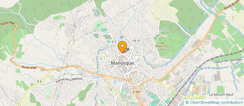 localisation de l'entreprise SOC COOP AGRICOLE MOULIN DE L'OLIVETTE à MANOSQUE