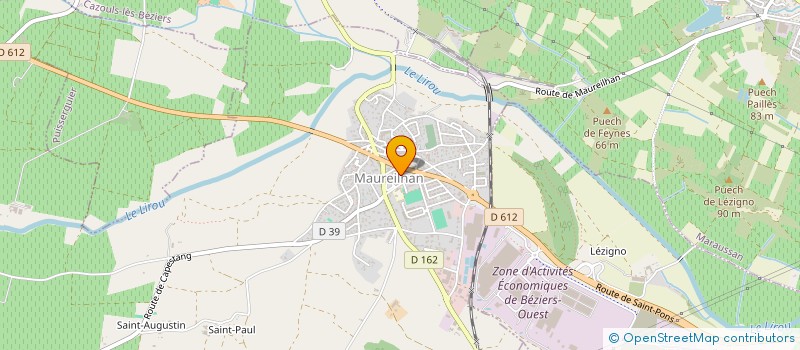 localisation de l'entreprise SOC COOP AGRICOLE VINI COTEAUXCREISSAN à CREISSAN