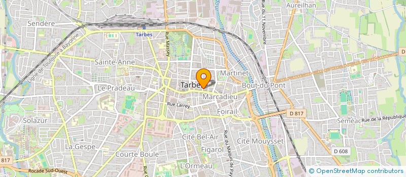localisation de l'entreprise SOC COOP ANONYME DIFFUS ENSEIGNEM PUBLIC à TARBES
