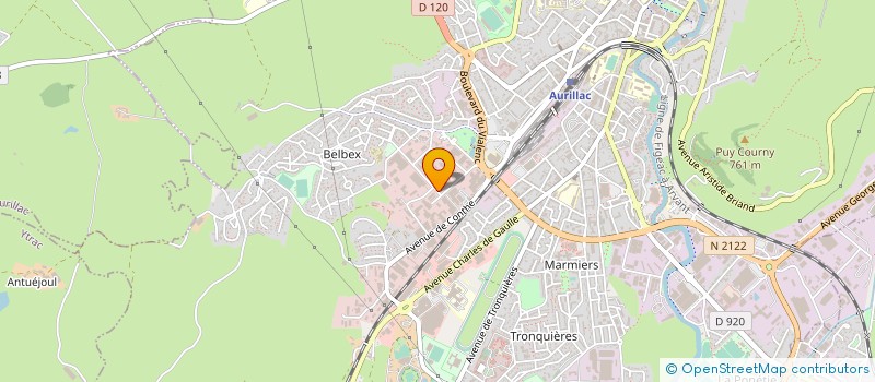 localisation de l'entreprise SOC COOP APPROVISION BOULANG PATISS à AURILLAC