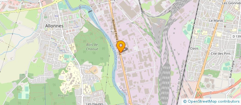 localisation de l'entreprise SOC COOP ARTIS DES BOUCH CHARCUT TRAIT  LE MANS