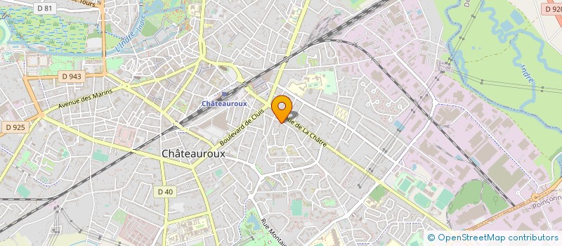 localisation de l'entreprise SOC COOP CONSTRUCTION LE ROTISSANT à CHATEAUROUX