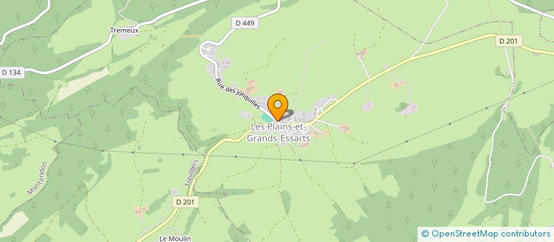 localisation de l'entreprise SOC COOP FROMAGERIE MONT ET VALLEE  LES PLAINS-ET-GRANDS-ESSARTS