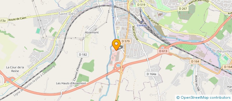 localisation de l'entreprise SOC COOP LA FRATERNELLE  LISIEUX