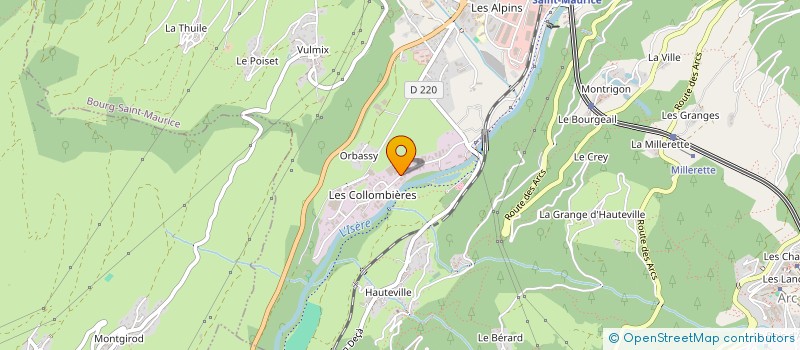 localisation de l'entreprise SOC COOP LAITIERE HAUTE TARENTAISE à BOURG-SAINT-MAURICE