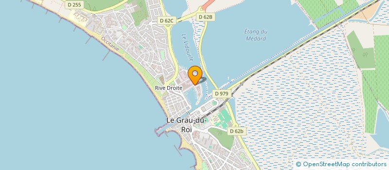 localisation de l'entreprise SOC COOP MARIT AVITAIL CARBURANT à LE GRAU-DU-ROI