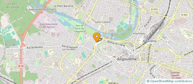 localisation de l'entreprise SOC COOP MIRAGES LEGENDES MULTIMEDIA à ANGOULEME