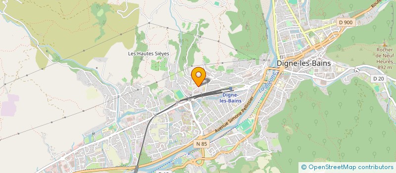 localisation de l'entreprise SOC COOP PTT ALPE HAUTE PROVENCE à DIGNE-LES-BAINS