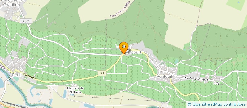 localisation de l'entreprise SOC COOP VINICOL DE BEVAL SOUS CHATILLON à BELVAL-SOUS-CHATILLON