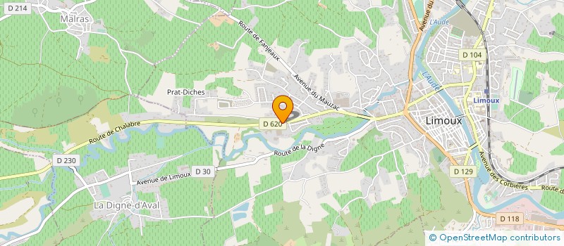 localisation de l'entreprise SOC COOP VINICOLE ANNE DE JOYEUSES à LIMOUX