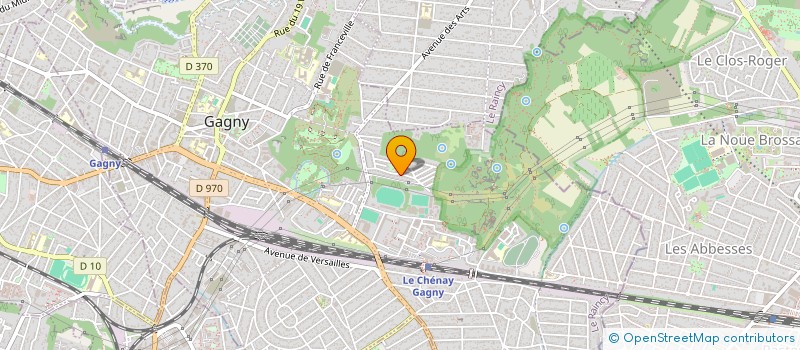 localisation de l'entreprise SOC COOPER CHEMINOTS CHESNAY88  GAGNY