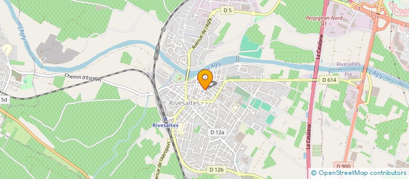 localisation de l'entreprise SOC COOPER VINICOLE L AGLY à CASES-DE-PENE