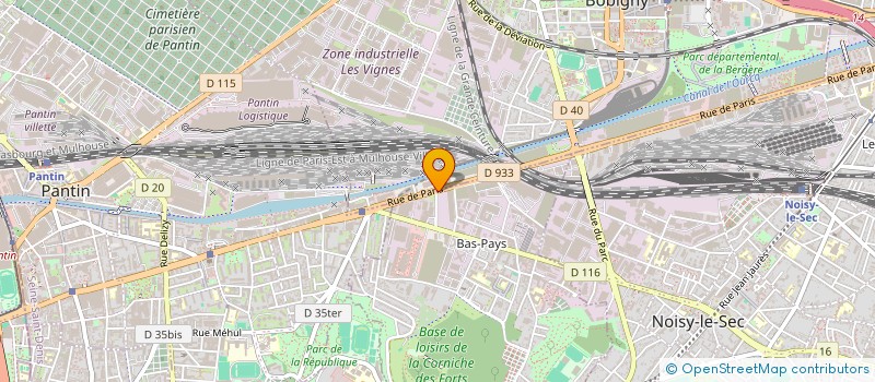 localisation de l'entreprise SOC COOPERATIVE ACHAT APPAREILS MENAGERS  ROMAINVILLE