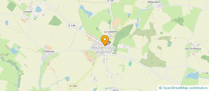 localisation de l'entreprise SOC COOPERATIVE AGRICOLE LES BOUZINARDS à ARGENTONNAY