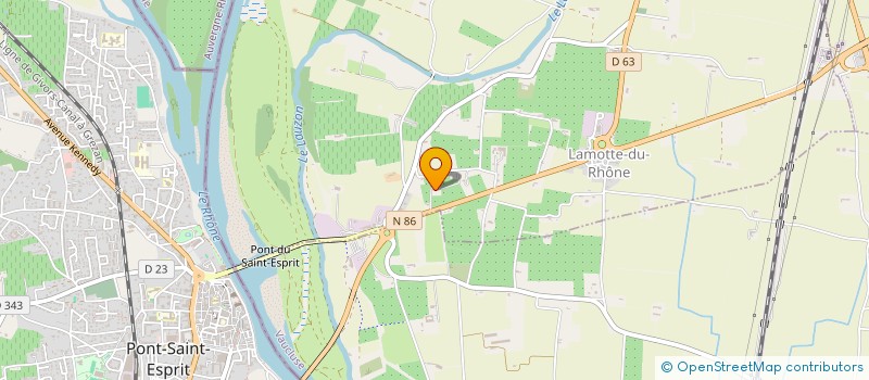 localisation de l'entreprise SOC COOPERATIVE AGRICOLE ST FERREOL  LAMOTTE-DU-RHONE