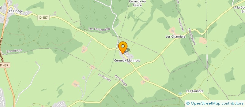 localisation de l'entreprise SOC COOPERATIVE DE FROMAGERIE  BONNETAGE