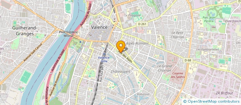 localisation de l'entreprise SOC COOPERATIVE LES PRIMEVERES  VALENCE