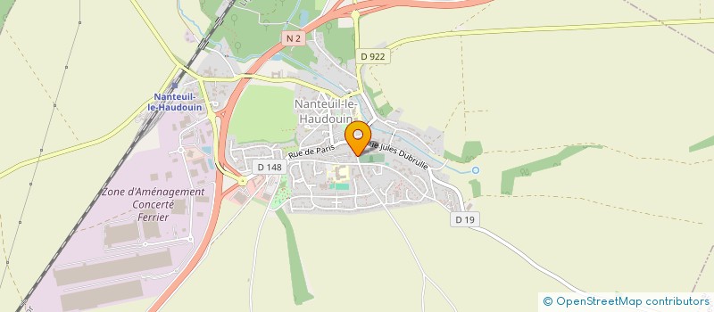 localisation de l'entreprise SOC COOPERATIVE OISIENNE DE BATIMENT  NANTEUIL-LE-HAUDOUIN