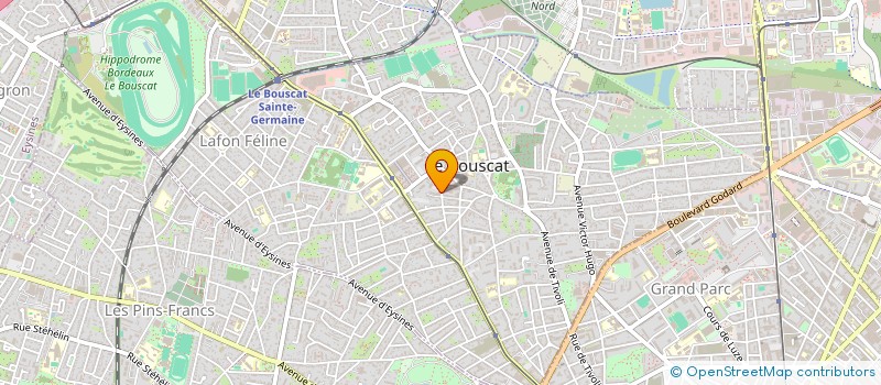 localisation de l'entreprise SOC COP RES AUGUSTE RENOIR  LE BOUSCAT