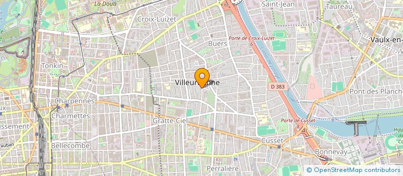 localisation de l'entreprise SOC COPROPRIETE IMM GROUPE PREVOYANCE  VILLEURBANNE