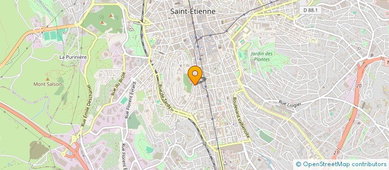 localisation de l'entreprise SOC CORREJA ROGER ET DANIEL  SAINT-ETIENNE