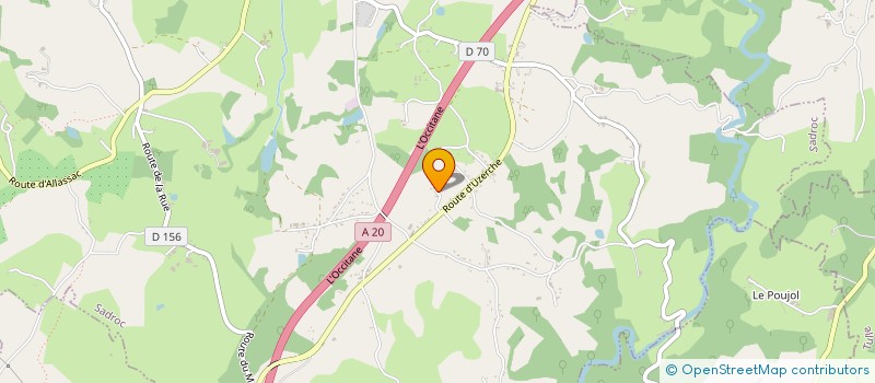 localisation de l'entreprise SOC CORREZIENNE DE LOCATION ET TRANSPORT à SAINT-PARDOUX-L ORTIGIER