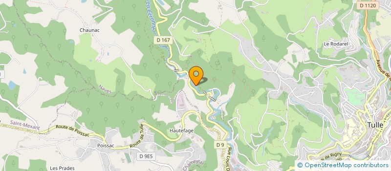 localisation de l'entreprise SOC CORREZIENNE DEPANNAGE  TULLE