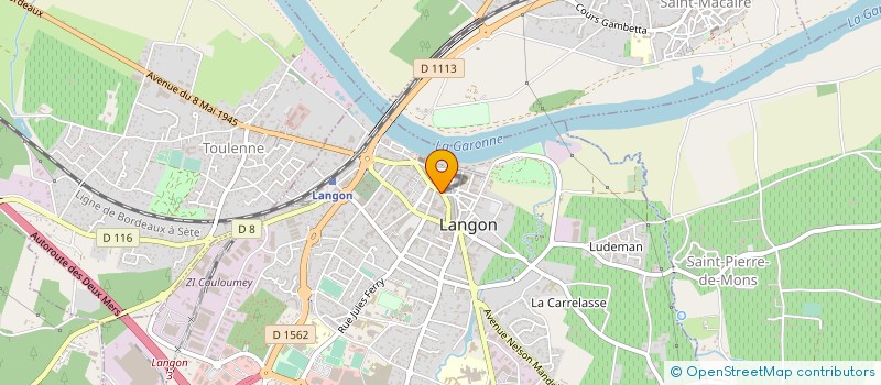localisation de l'entreprise SOC COSTE ET DUBOURDIEU à LANGON