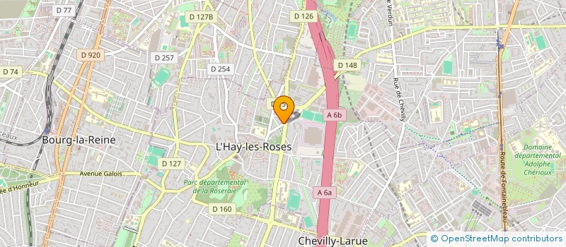 localisation de l'entreprise SOC COUCHY FRERES à L'HAY-LES-ROSES