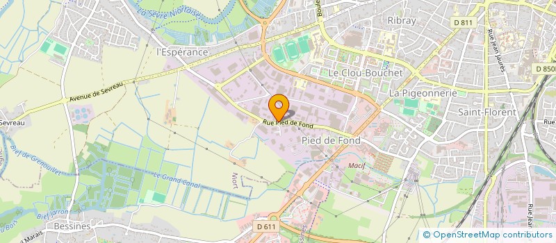 localisation de l'entreprise SOC COUE MICHAUD à NIORT