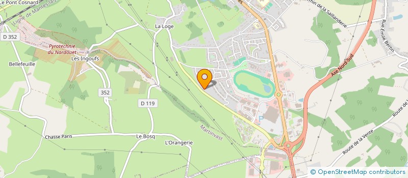 localisation de l'entreprise SOC COURSES CHEVAUX CHERBOURG  CHERBOURG-EN-COTENTIN