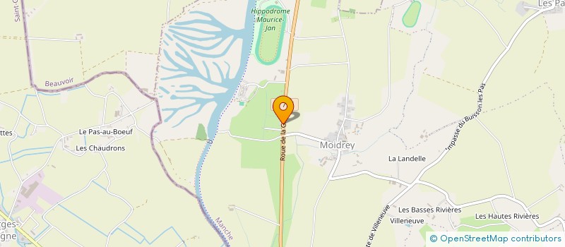 localisation de l'entreprise SOC COURSESMONT SAINT MICHEL  PONTORSON